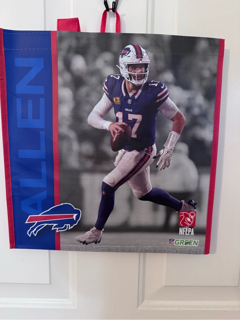 NWT-NFL FOCO BUFFALO BILLS JOSH ALLEN REUSABLE GROCERY BAG